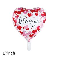 Valentine's Day Heart Shape Aluminum Film Date Balloons sku image 12