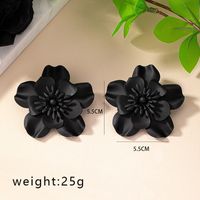 1 Pair French Style Commute Korean Style Flower Stoving Varnish Plating Alloy Ear Studs sku image 3