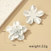 1 Pair French Style Commute Korean Style Flower Stoving Varnish Plating Alloy Ear Studs sku image 1