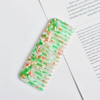 Casual Marble Acetic Acid Sheets Hair Combs sku image 14