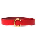 Simple Style Classic Style Letter Solid Color Pu Leather Buckle Women's Leather Belts sku image 8