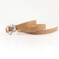 Vacation Simple Style Classic Style Geometric Pu Leather Inlay Rhinestones Women's Leather Belts main image 7