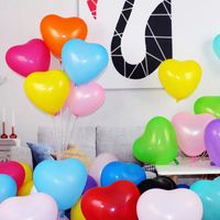 Cute Sweet Heart Shape Emulsion Party Birthday Festival Balloons sku image 35
