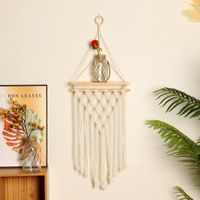 Casual Classical Solid Color Cotton Tapestry Wall Art main image 2