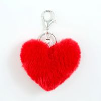 Romantisch Herzform Plüsch Valentinstag Taschenanhänger Schlüsselbund sku image 1