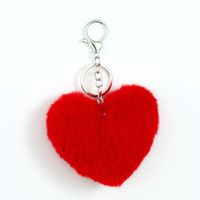 Romantisch Herzform Plüsch Valentinstag Taschenanhänger Schlüsselbund sku image 4