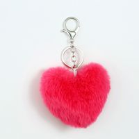 Romantisch Herzform Plüsch Valentinstag Taschenanhänger Schlüsselbund sku image 5