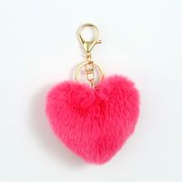 Romantisch Herzform Plüsch Valentinstag Taschenanhänger Schlüsselbund sku image 8