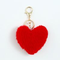 Romantisch Herzform Plüsch Valentinstag Taschenanhänger Schlüsselbund sku image 9