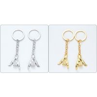 Simple Style Hand Alloy Plating Bag Pendant Keychain main image 4