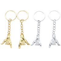 Simple Style Hand Alloy Plating Bag Pendant Keychain main image 3
