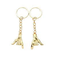 Simple Style Hand Alloy Plating Bag Pendant Keychain main image 2