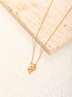 Cute Simple Style Moon Cat Rhombus Copper Plating Inlay Zircon 18k Gold Plated Pendant Necklace main image 1