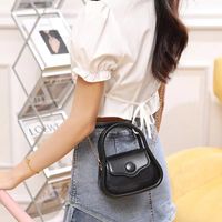 Women's Pvc Solid Color Cute Shell Flip Cover Jelly Bag main image 4