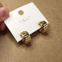 1 Pair Ig Style Simple Style Geometric Plating Sterling Silver Gold Plated Silver Plated Ear Studs main image 6