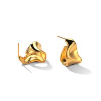 1 Pair Ig Style Simple Style Geometric Plating Sterling Silver Gold Plated Silver Plated Ear Studs main image 10