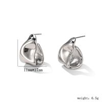 1 Pair Ig Style Simple Style Geometric Plating Sterling Silver Gold Plated Silver Plated Ear Studs sku image 4