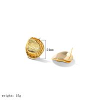 1 Pair Ig Style Simple Style Geometric Plating Sterling Silver Gold Plated Silver Plated Ear Studs sku image 7