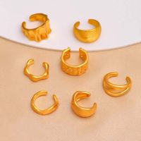 1 Piece Simple Style Geometric Plating Copper 18k Gold Plated Ear Cuffs main image 1