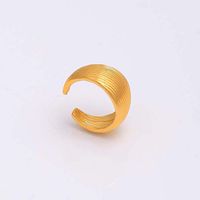 1 Piece Simple Style Geometric Plating Copper 18k Gold Plated Ear Cuffs main image 4