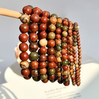 Casual Simple Style Round Natural Stone Beaded Handmade Bracelets main image 3
