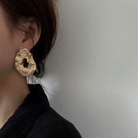Ig Style Simple Style Irregular Solid Color Alloy Ear Studs main image 7