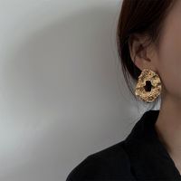 Ig Style Simple Style Irregular Solid Color Alloy Ear Studs main image 6
