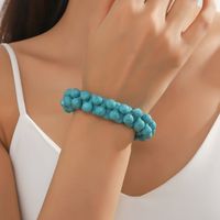 Bohemian Solid Color Plastic Beaded Women's Bracelets Necklace main image 1