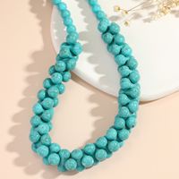 Bohemian Solid Color Plastic Beaded Women's Bracelets Necklace main image 5