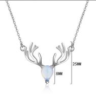 Sweet Elk Copper Artificial Gemstones Necklace In Bulk main image 2