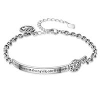 Simple Style Letter Sterling Silver Women's Anklet main image 6
