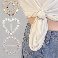 Women's Elegant Simple Style Heart Shape Alloy Resin Hollow Out Scarf Ring main image 1