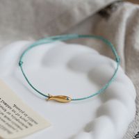 Simple Style Fish Nylon Copper Women's Anklet main image 5