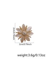 Elegant Simple Style Four Leaf Clover Flower Alloy Opal Women's Brooches main image 4