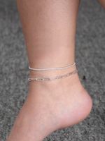 Simple Style Classic Style Geometric Copper Women's Anklet sku image 2