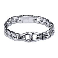 Wholesale Punk Geometric Titanium Steel Rings Bracelets main image 8