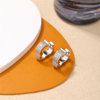 1 Pair Ig Style Simple Style Clouds Plating Inlay Copper Zircon White Gold Plated Gold Plated Earrings main image 3