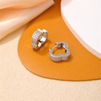 1 Pair Ig Style Simple Style Clouds Plating Inlay Copper Zircon White Gold Plated Gold Plated Earrings main image 5