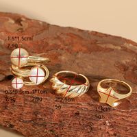 Elegant Luxurious Classic Style Geometric Star Copper Plating Inlay Artificial Pearls 14k Gold Plated Open Ring main image 3