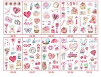 Valentine's Day Letter Heart Shape Pc Tattoos & Body Art 1 Set sku image 1