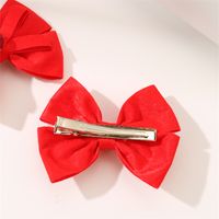 Women's Cute Sweet Bow Knot Alloy Organza Inlay Artificial Pearls Hair Clip main image 6