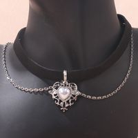 Lady Heart Shape Alloy Women's Pendant Necklace main image 4