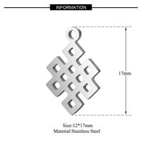 Simple Style Geometric Stainless Steel Polishing Plating Jewelry Accessories sku image 1