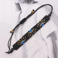 Ethnic Style Bohemian Star Moon Heart Shape Glass Beaded Handmade Unisex Bracelets sku image 1