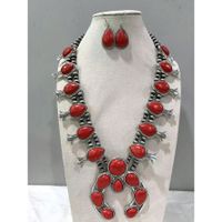 Classical Classic Style Color Block Alloy Stone Inlay Turquoise Women's Necklace main image 3