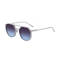 Retro Fashion Solid Color Pc Oval Frame Full Frame Men's Sunglasses sku image 7