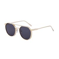 Retro Fashion Solid Color Pc Oval Frame Full Frame Men's Sunglasses main image 7