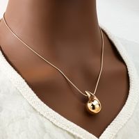 Simple Style Water Droplets Alloy Plating Women's Earrings Necklace main image 4
