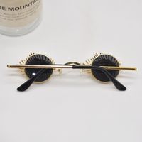 Classic Style Eye Resin Round Frame Full Frame Women's Sunglasses main image 5