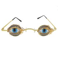 Classic Style Eye Resin Round Frame Full Frame Women's Sunglasses sku image 1